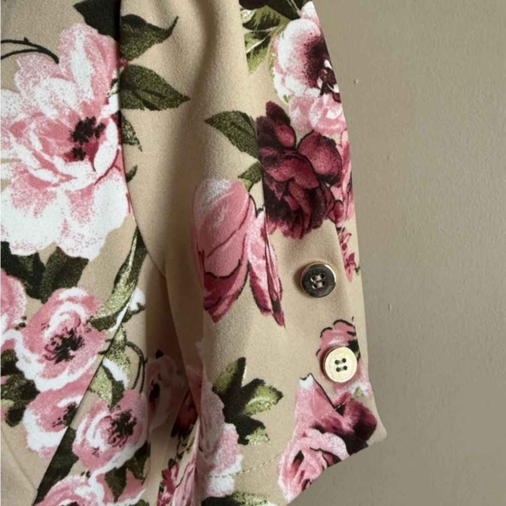 Stella & Julie Women's Floral Print Midi Dress - Picture 8 of 8